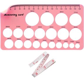   Mellbimbó mérő szilikon vonalzó AJÁNDÉK mérőszalaggal