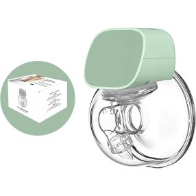   S9 hordozható kéz nélküli hands free mellszívó AJÁNDÉK melltartó pánt és pótszelep, 800mAh erős motor, 180ml, csendes, stimuláló / fejő mód, 5 fokozat, BPA mentes