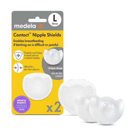 Medela bimbóvédő szoptatáshoz, tartódobozzal, L méret, 2db (24mm)