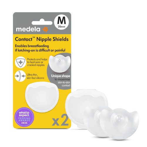 Medela bimbóvédő szoptatáshoz, tartódobozzal, M méret, 2db (20mm)