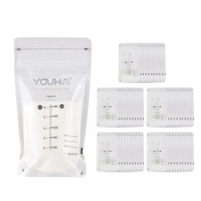   Youha tejtároló zacskó 50db-os BPA mentes szivárgásmentes duplacipzáros